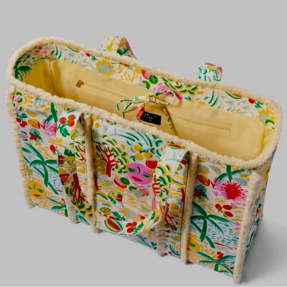 Roller Rabbit Colorful Floral Tote - Picture 4 of 4